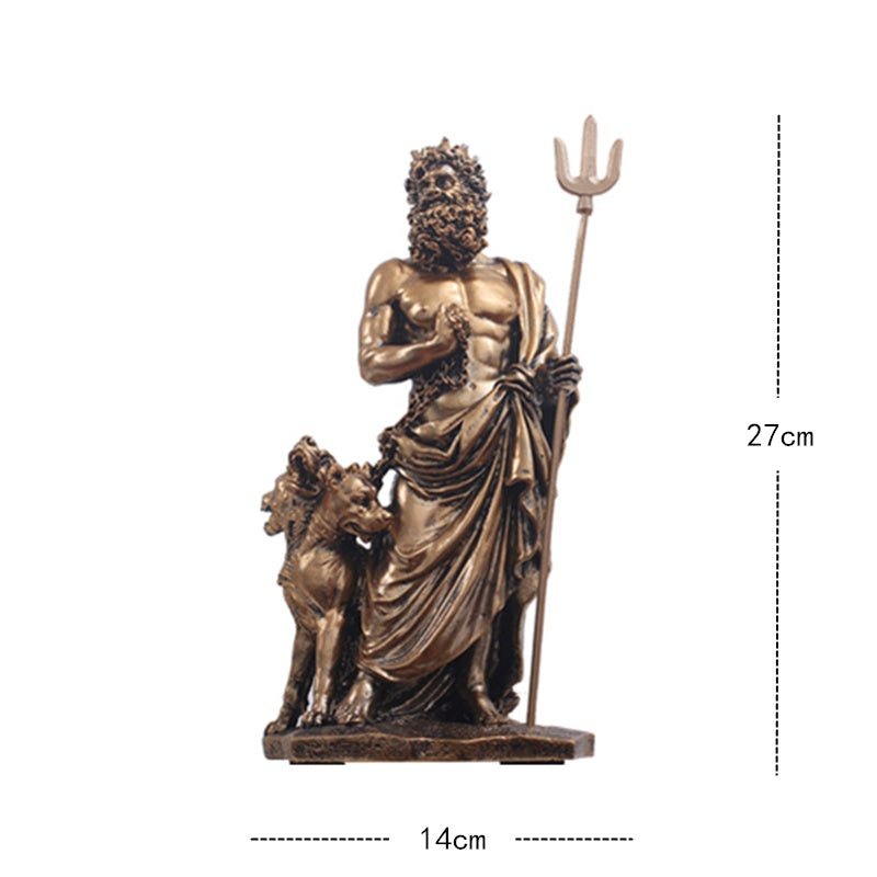 Hades God of the Underworld Altar Sculpture — Sacred to Hades | Shadow Work, Sovereignty & the Mysteries of Death