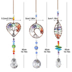Crystal Tree Of Life Light Catcher Midnightt Light