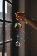 Crystal Tree of Life Light Catcher — In Use