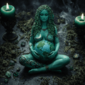 Gaia Statue — Goddess of the Earth and all Life | Grounding, Renewal & Divine Feminine
