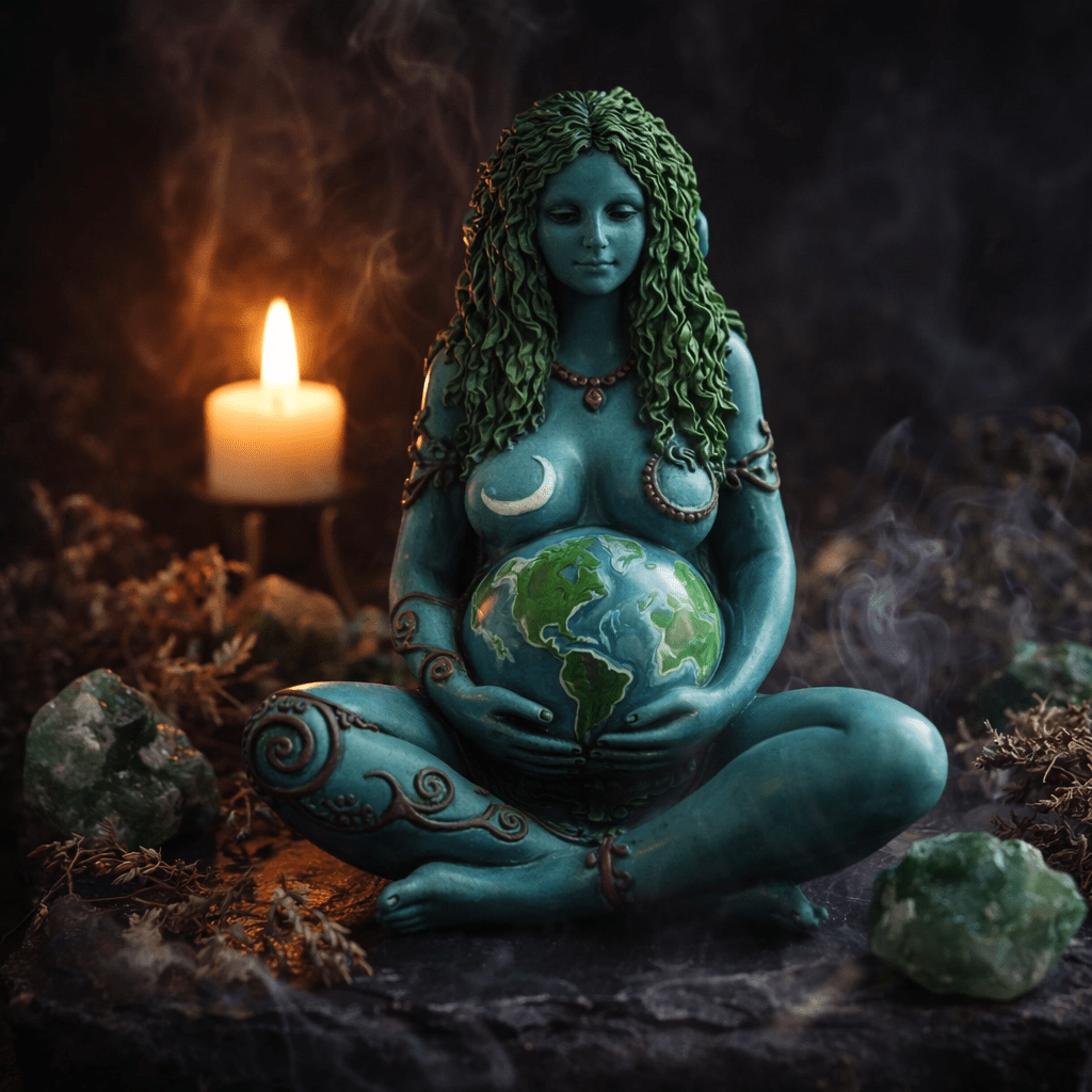 Gaia Statue — Goddess of the Earth and all Life | Grounding, Renewal & Divine Feminine