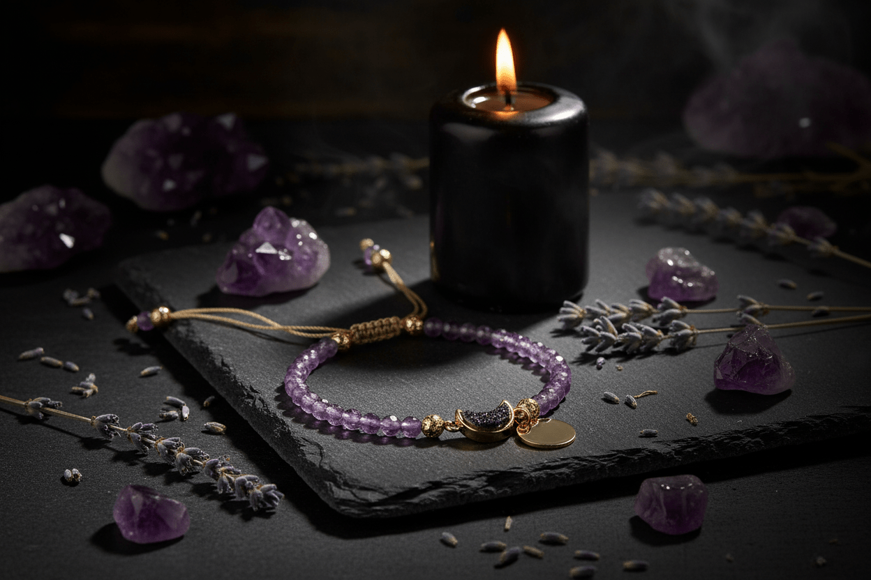 Amethyst Moon Bracelet Lifestyle