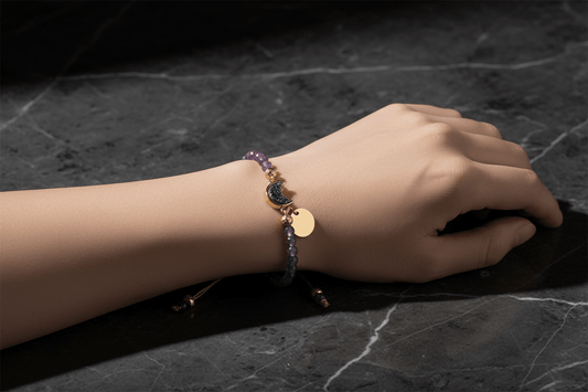 Amethyst Moon Bracelet In Use