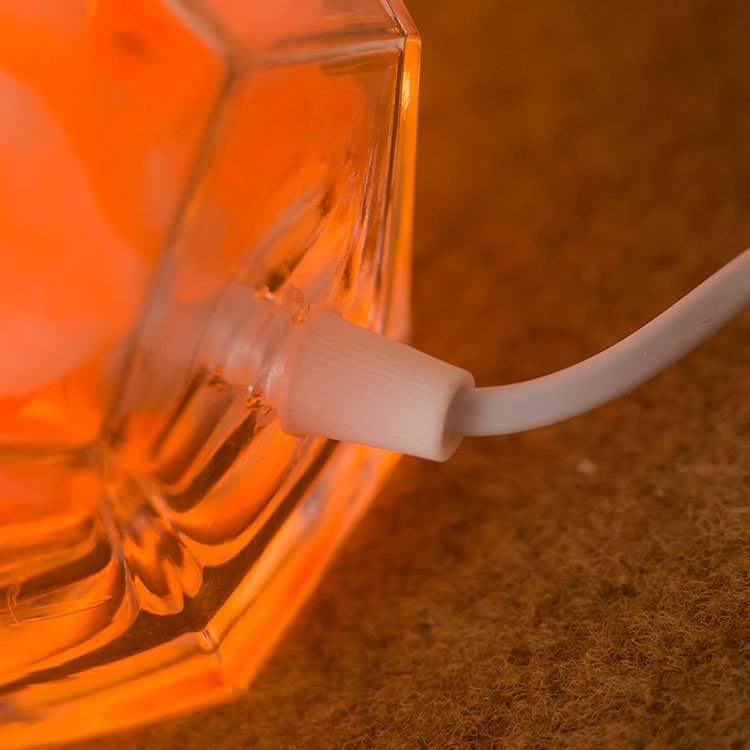 Himalayan Crystal Salt Lamp Midnightt Light
