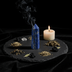 Lapis Lazuli Tower Flat Lay