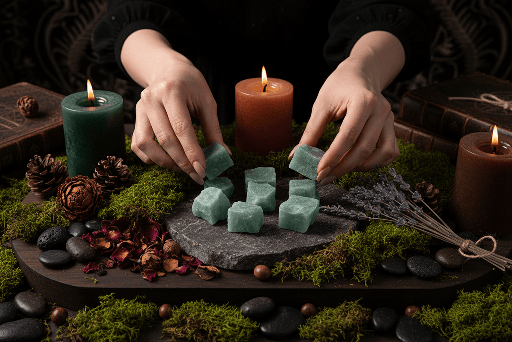 Green Aventurine In Use