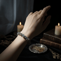 Grey Moonstone Bracelet In Use