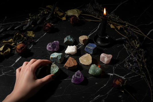 Natural Raw Crystal Set — In Use v2