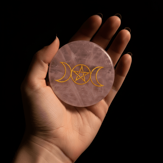Carved Crystal In Use