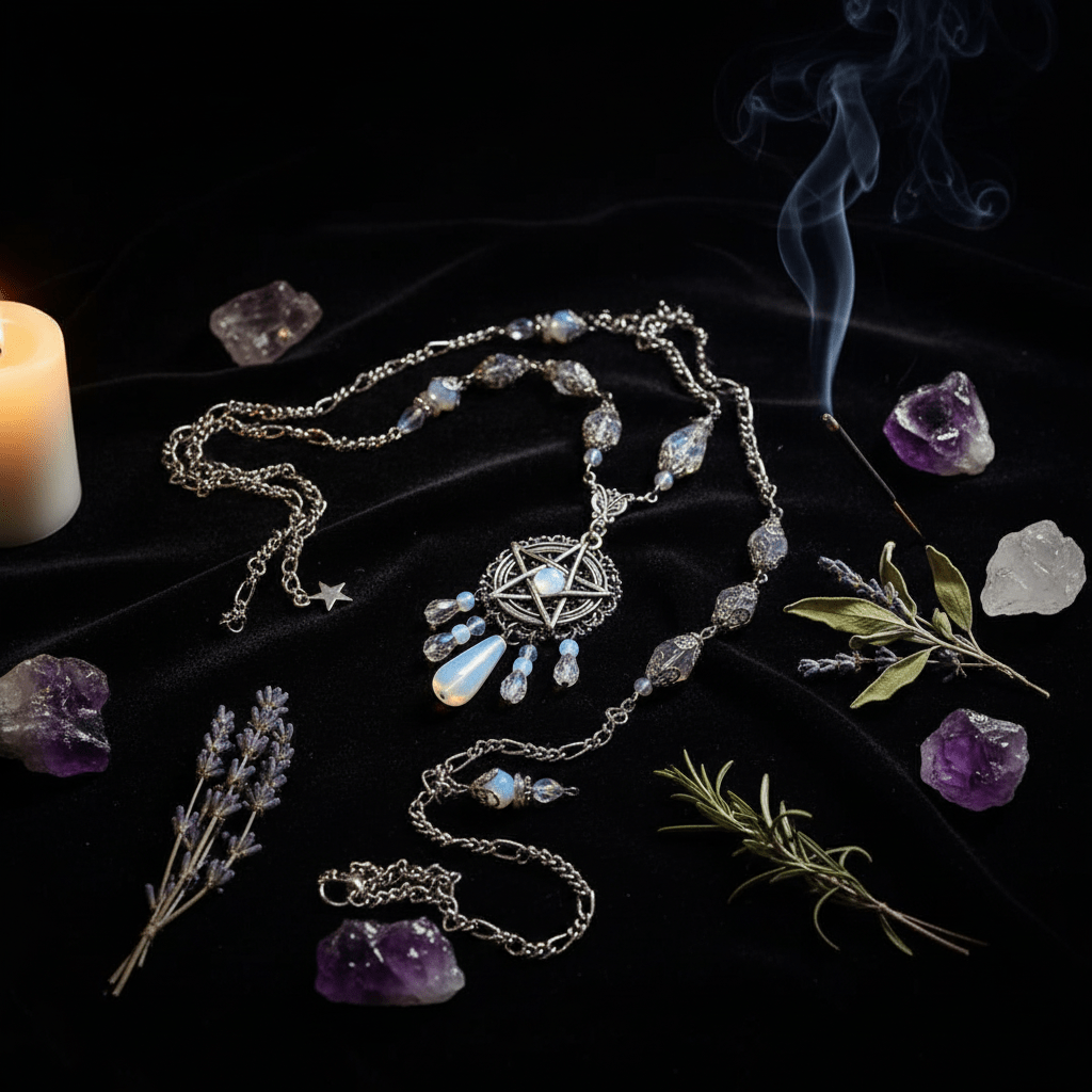 Opal Witchcraft Necklace Shot 1