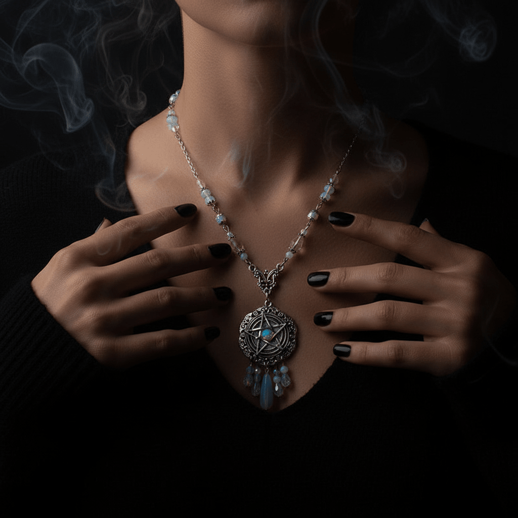 Opal Witchcraft Necklace Shot 2