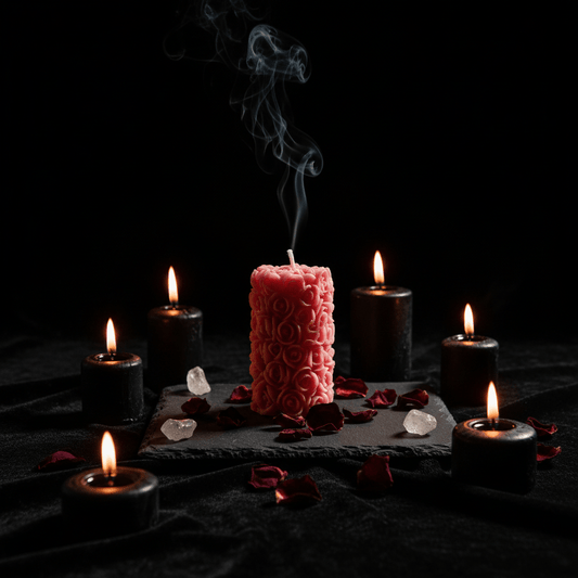 Rose Candle Shot 1