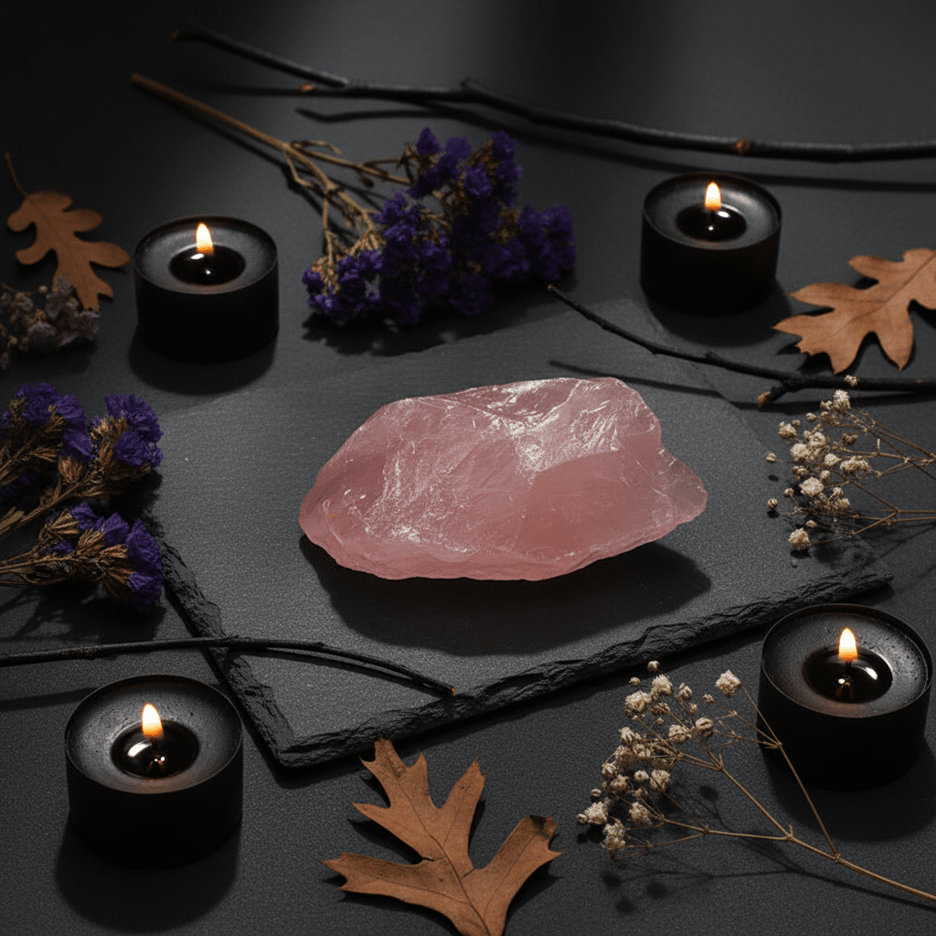 Rough Rose Quartz Crystal — Not In Use