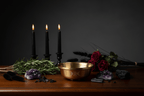 Copper Bowl Not In Use on Altar